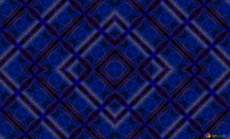 Blue fractal pattern №54468