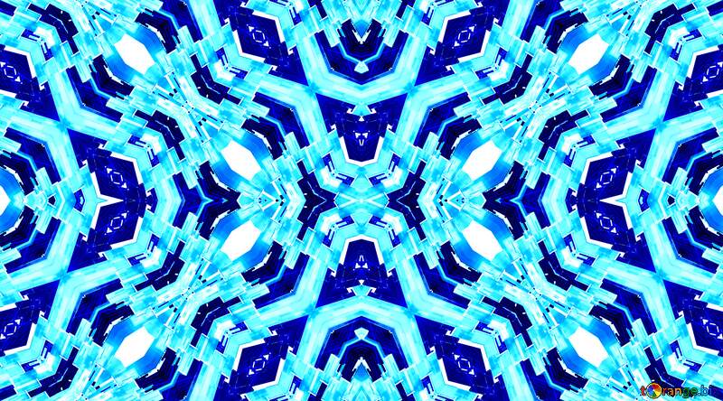 Creative abstract lines a type of design pattern blue №54512