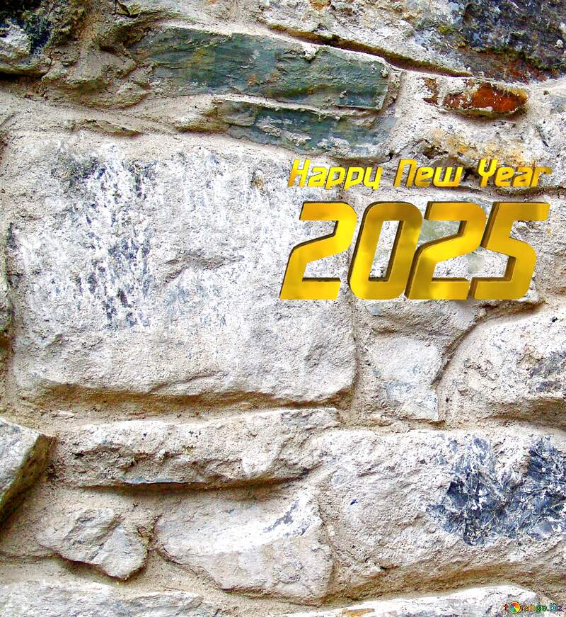 happy new year 2025 Old stone №357