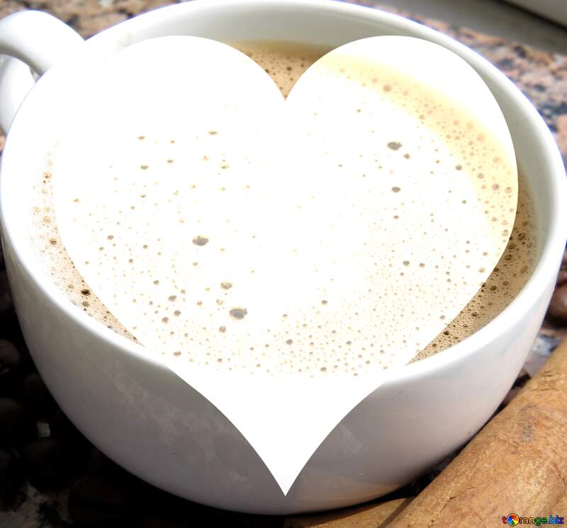 Heart shaped coffee №32213