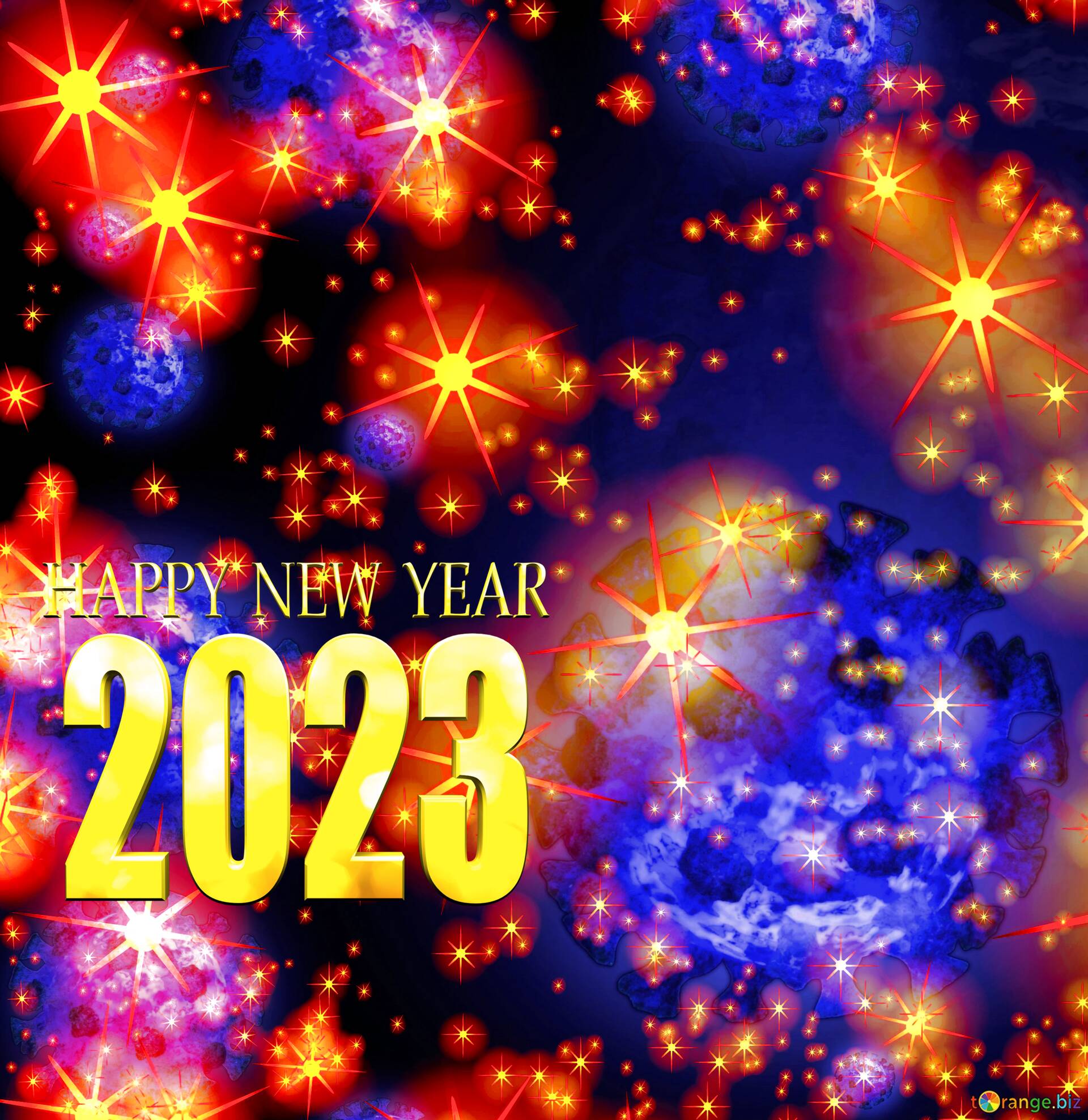 Kostenloses Bild herunterladen Covid 19 Happy New Year 2023 background auf  CC-BY Lizenz ~  ~ fx №221395
