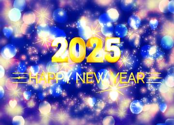 FX №221631 2025 golden New Year  winter  holiday background