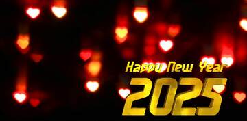 FX №221267 Hearts cover Happy New Year 2025