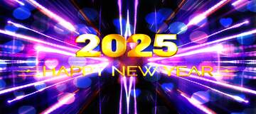 FX №221465 Night Lights background happy new year 2025