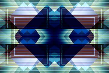 FX №221688 psychedelics  lines template design frame