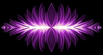 FX №221666 Purple space flower pattern