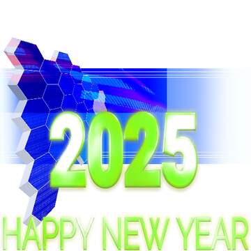 FX №221308 USA  it business concept 2025 Happy New Year background