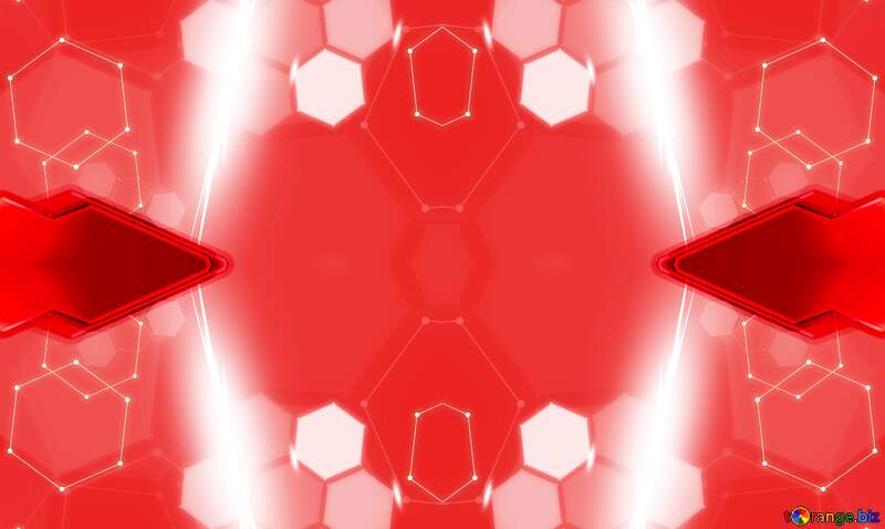 lights red space art №54484