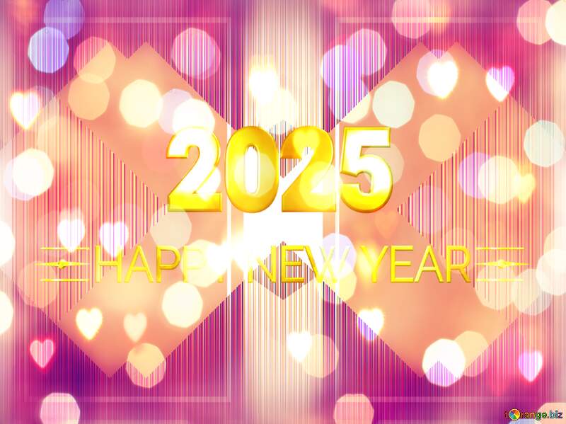 new year 2025  Gold lines design  responsive business background №54480