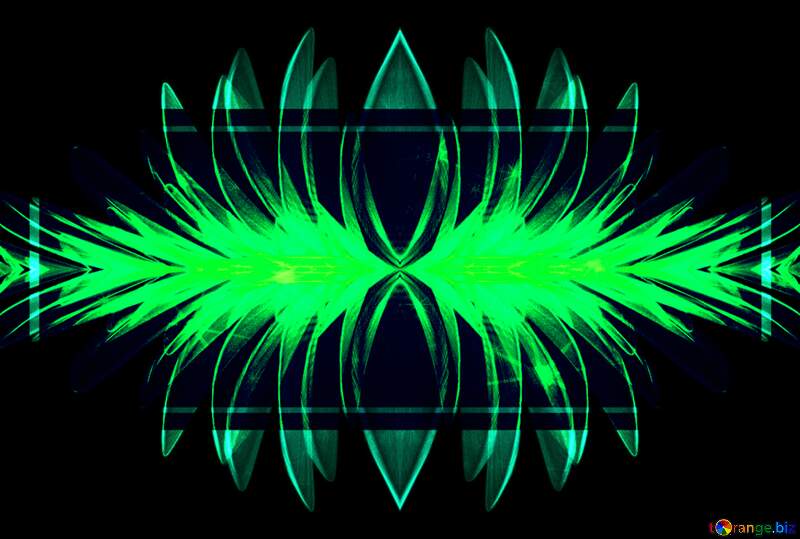 Neon art visual effect lighting terrestrial plant darkness fractal art nice bright background №40650