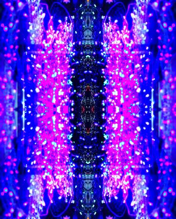 FX №222727 abstract  weird image with blue and purple lights