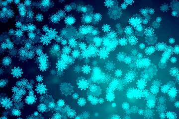 FX №222551 Background snowflakes overlays