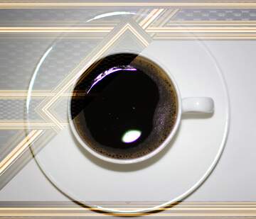FX №222544 Coffee geometrical frame