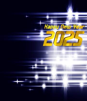 FX №222758 Elegant shiny white bright background fog blue Happy New Year 2025