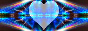 FX №222131 Love fractal  Heart shaped background