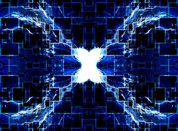FX №222136 Technology fractal  background