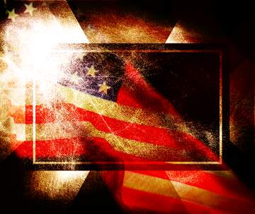 FX №222145 USA American Flag background template