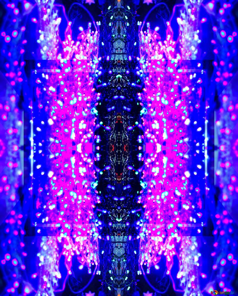 abstract  weird image with blue and purple lights №47867