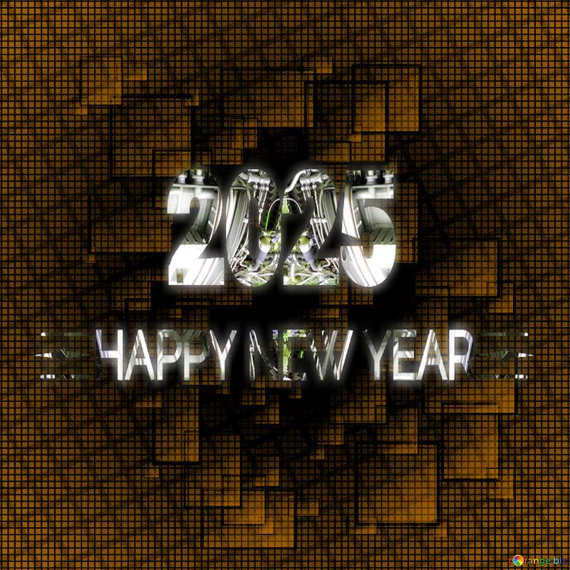 Art red text happy new year 2024 Technology №49678