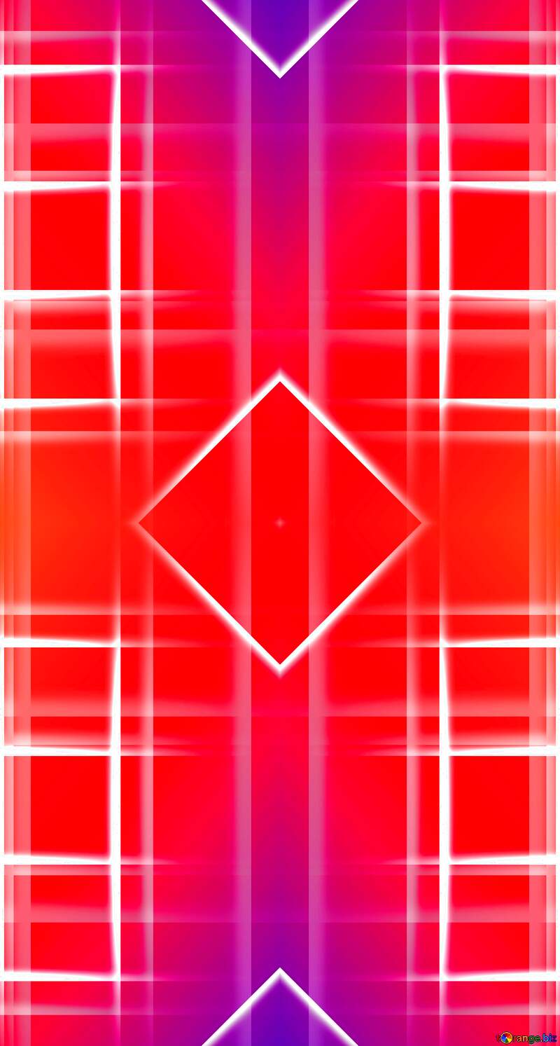 geometrical pattern red square gradient №54747