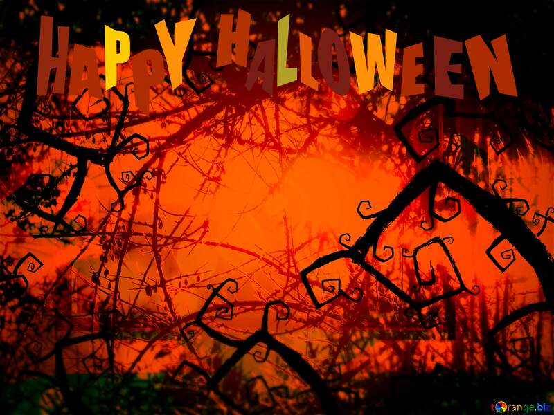 Halloween Creepy forest №40591