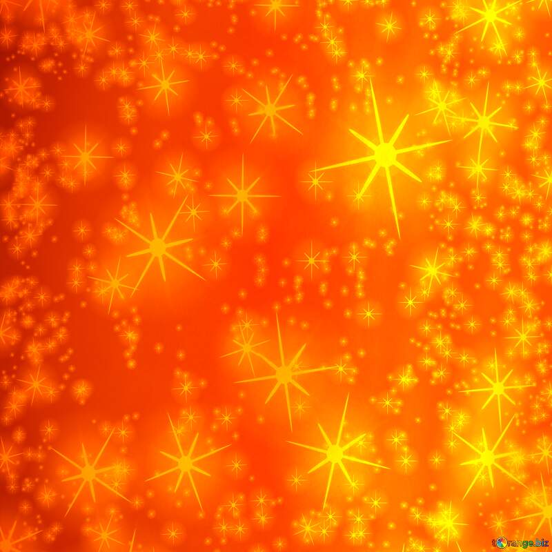 Orange stars background №20213