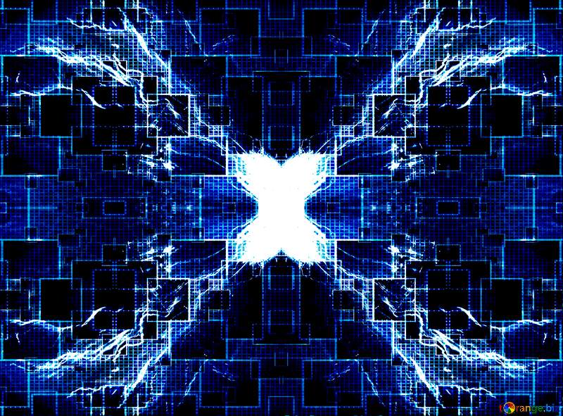 Technology fractal  background №25856