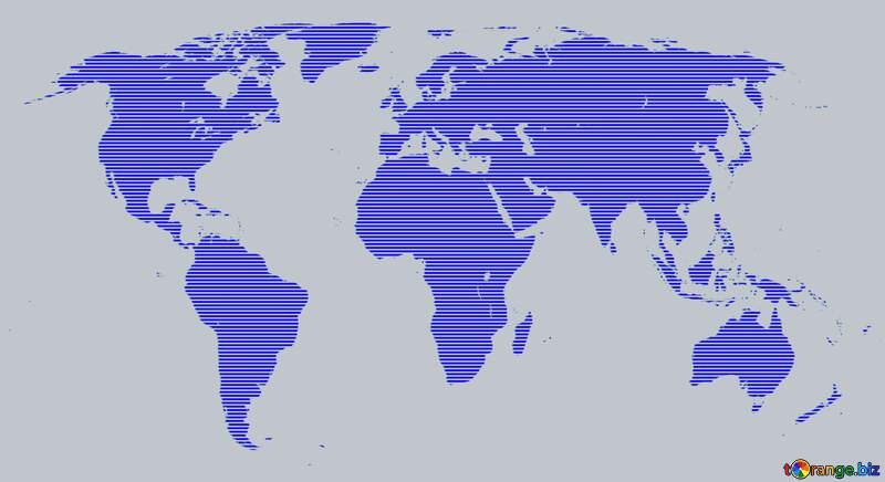 World map blue transparent  concept background №54504