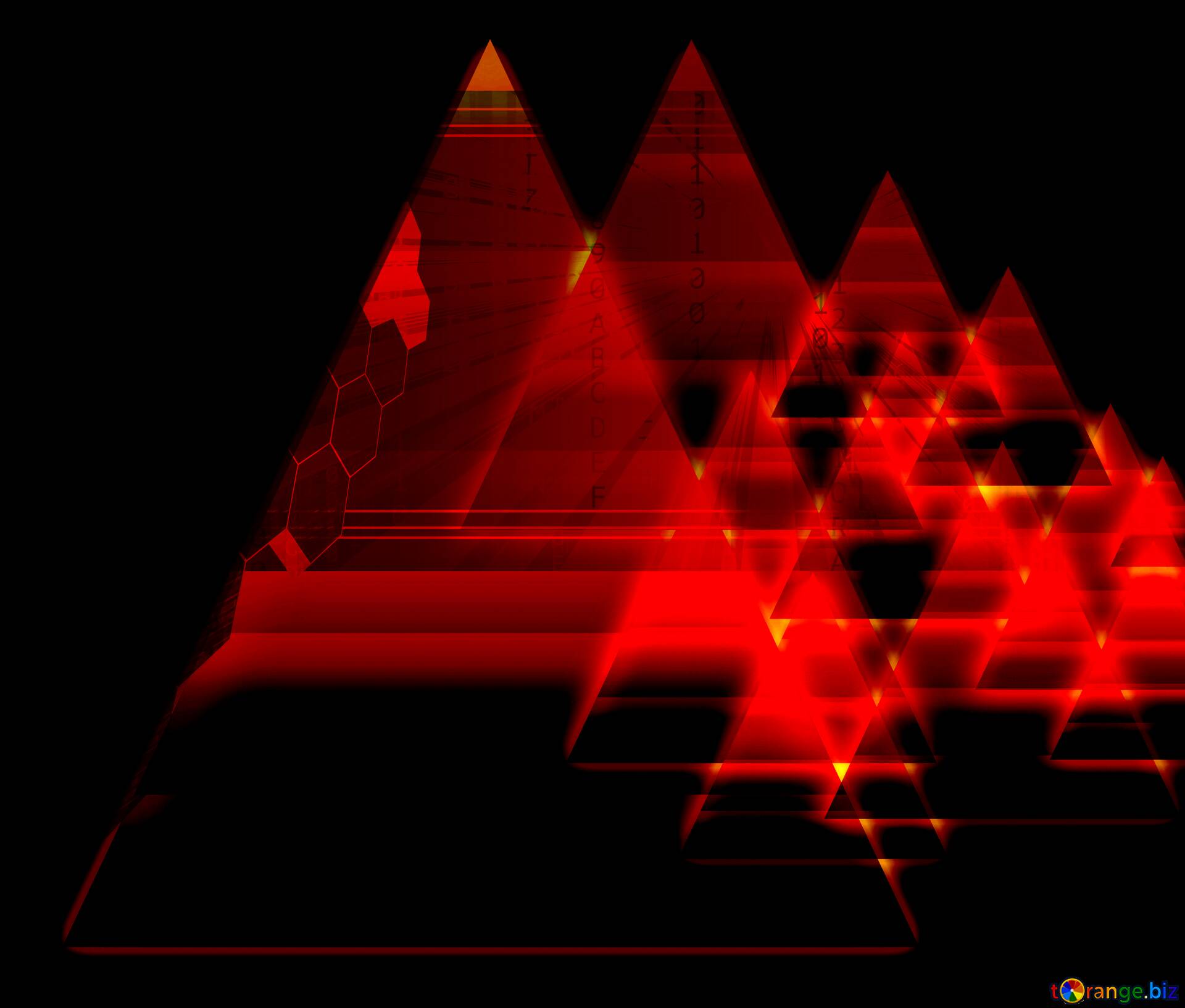 Download free picture dark red glow pyramids background on CC-BY License ~  Free Image Stock  ~ fx №223577