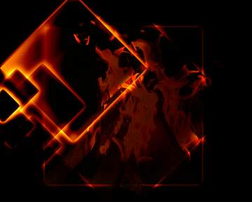 FX №223018 Fire  squares background