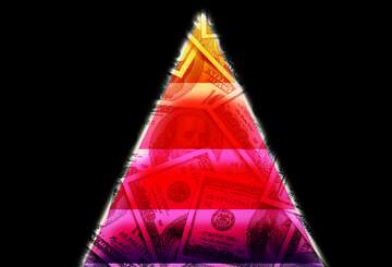 FX №223178 pyramid with dollers