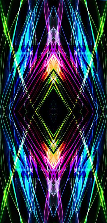 FX №224016 Psychedelic art design neon laser graphic design fractal art scene a close up of a laser background