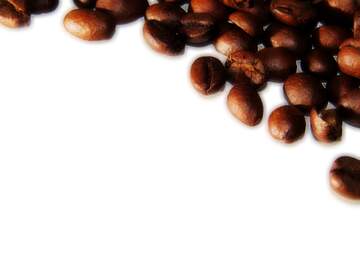 FX №224138 Transparent  Coffee beans frame