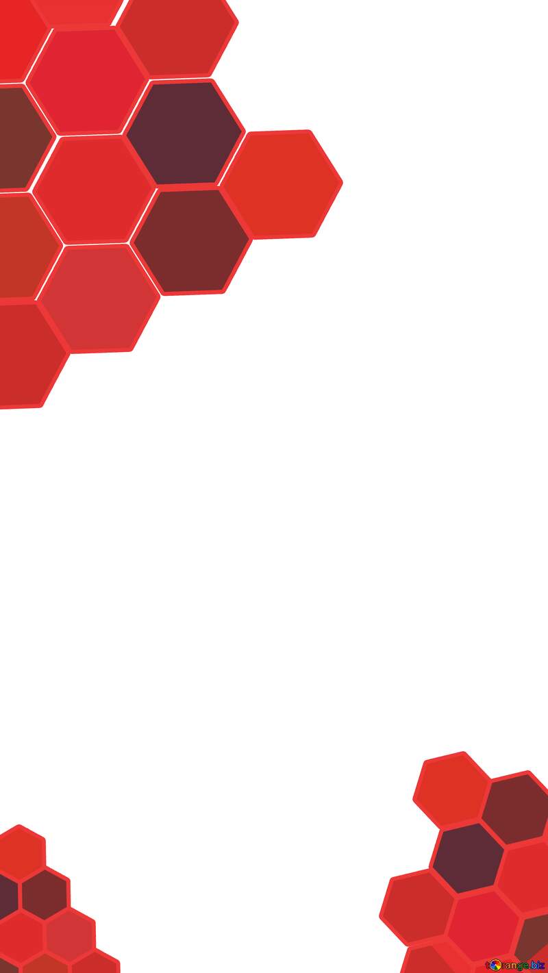 Honeycomb red colors Youtube thumbnail transparent background №54863