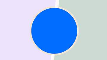 FX №225194 Blue circle Two colors frame for video Youtube thumbnail transparent background