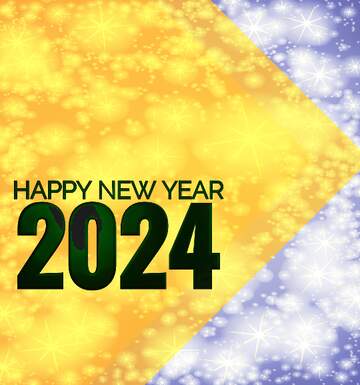 FX №225641 Happy New Year 2024 thumbnail transparent background