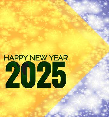 FX №225641 Happy New Year 2025 thumbnail transparent background