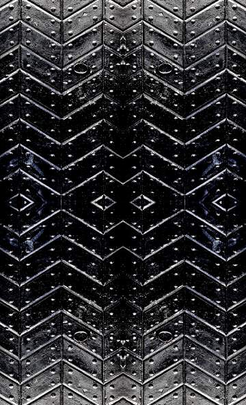 FX №225931 rectangle symmetry mesh pattern metal monochrome art texture