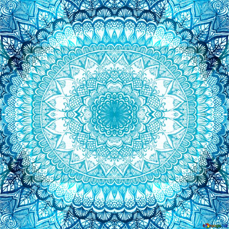 Psychedelic art motif design circle mandala drawing background pattern №54775