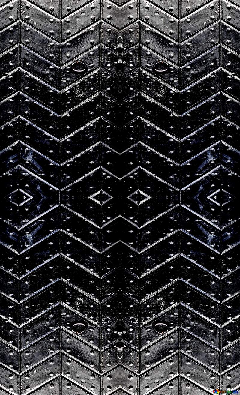 rectangle symmetry mesh pattern metal monochrome art texture №52006