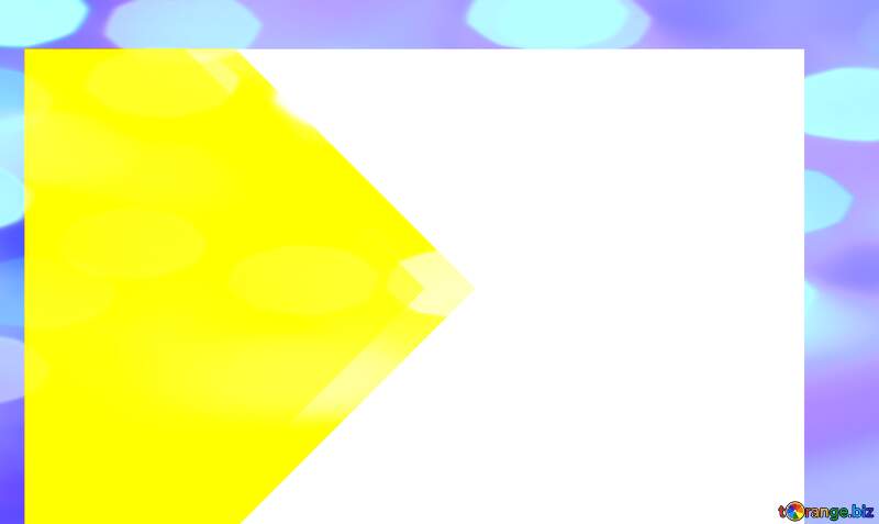 yellow triangle Frame Bokeh №54832