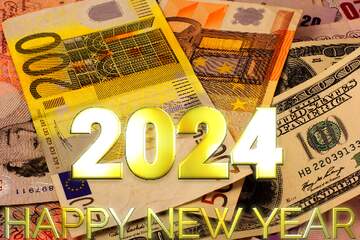 FX №226866 Banknotes happy new year 2024