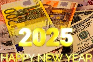 FX №226866 Banknotes happy new year 2025