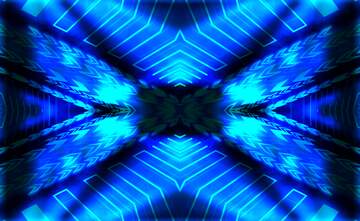 FX №226627 Creative abstract arrows blue Blurred Lights fractal background