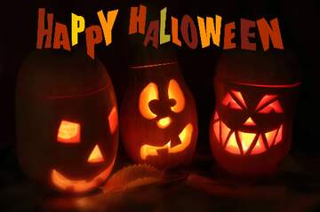 FX №226515 Happy Halloween, pumpkins, jack-o-lanterns