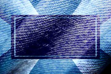 FX №226940 Jeans fabric powerpoint website template banner design