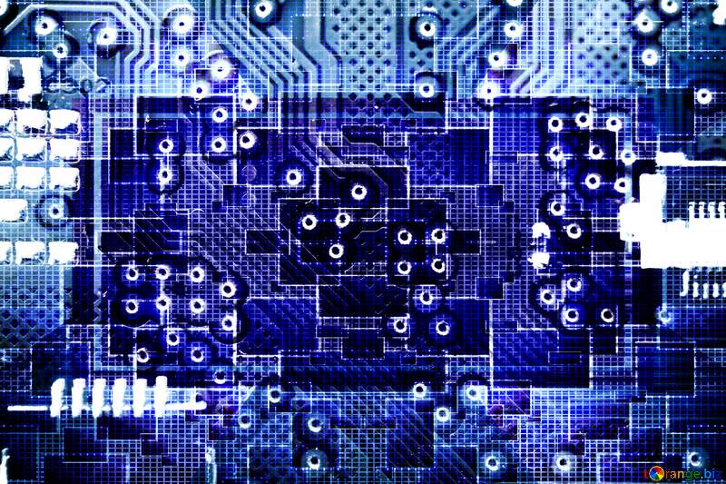 circuit, computer, plate Blue Circuit board design Printed №51569