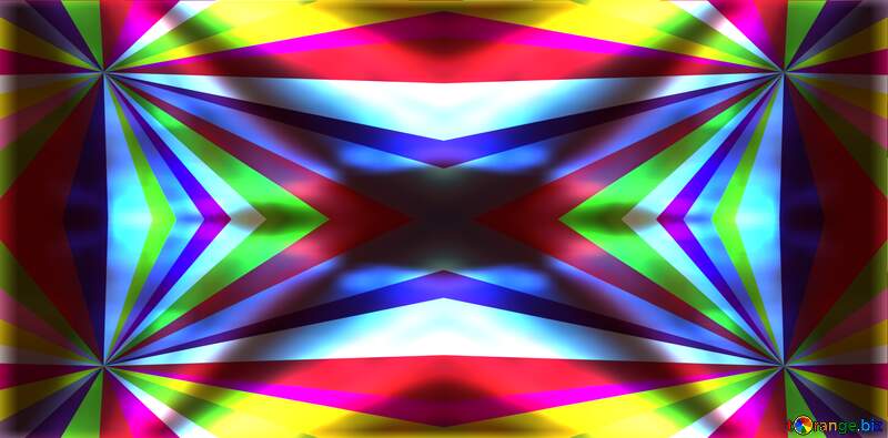 Colors rays Blurred Lights fractal background №49661