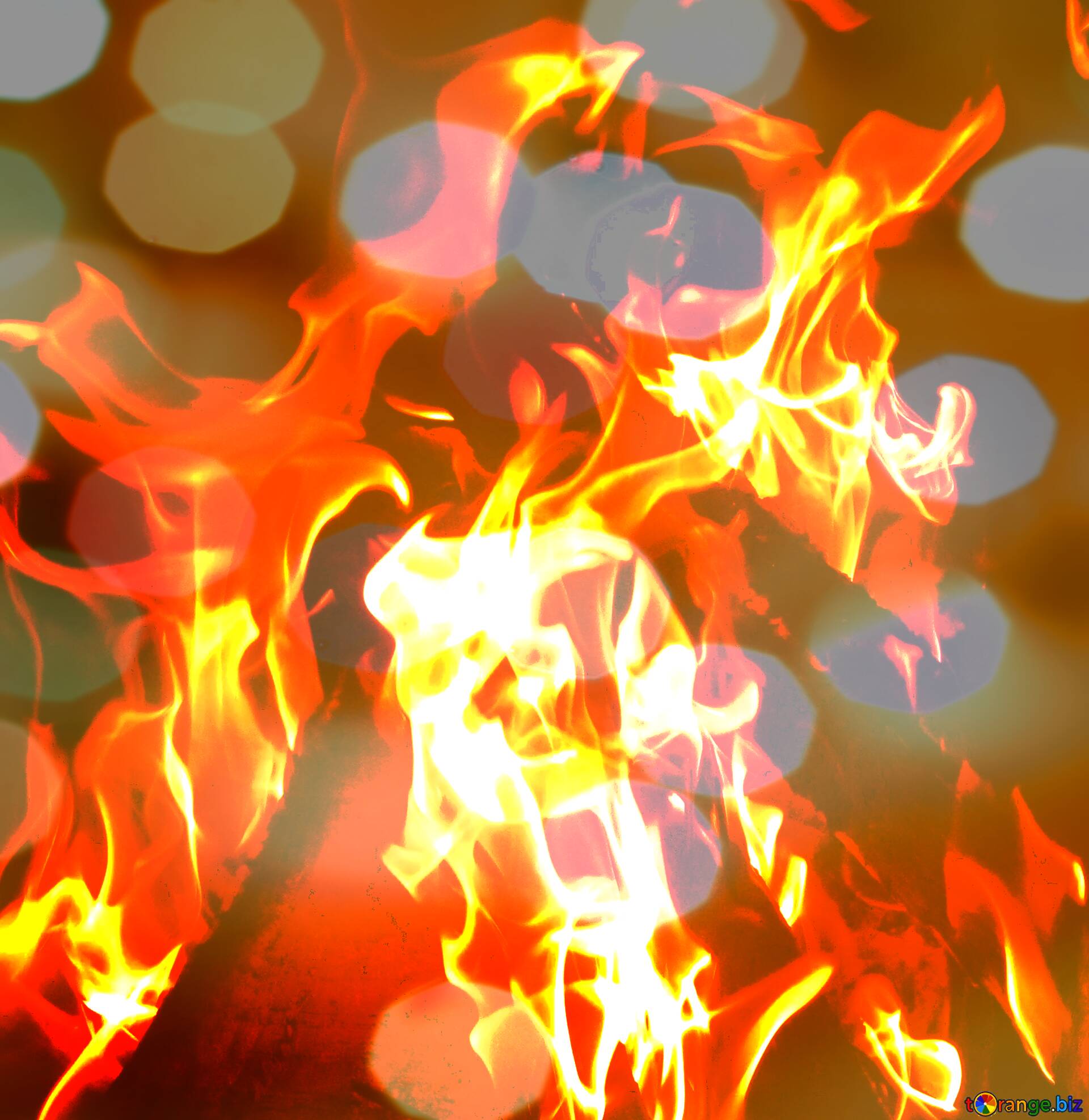 Fire Bokeh background on CC-BY License ~ Free Image Stock  ~ fx  №227533