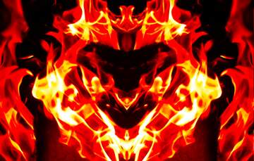 FX №227537 Fire love  background